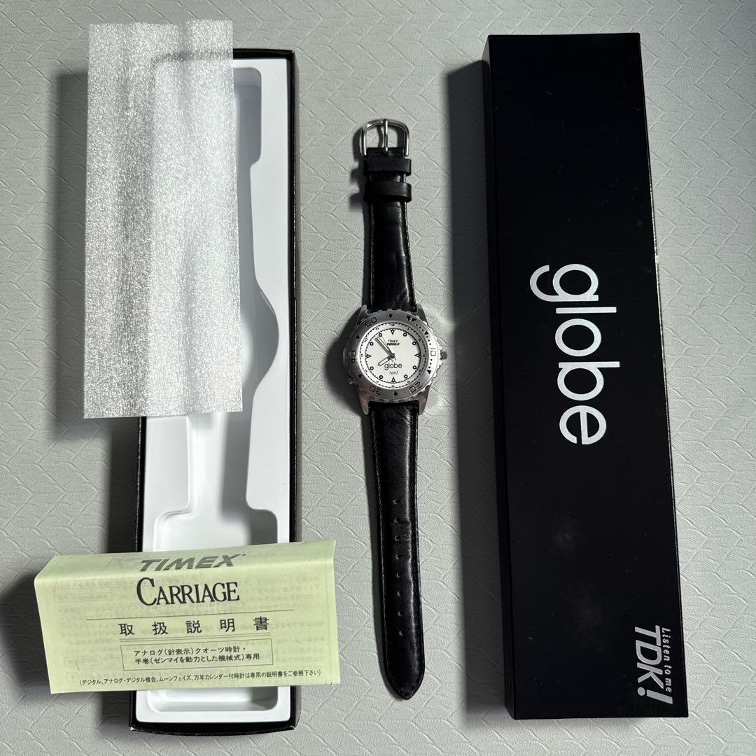 Used TIMEX CARRIAGE globe collaboration watch Tetsuya Komuro