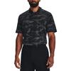 Under Armour Iso Chill Polo Shirts Men's Black Polo Collar Moderate Straight Fit 1377365-001