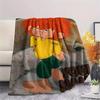 1PC Custom Name Meister Eder Patterned Flannel Blanket Suitable For All Seasons for Home Decor Warmth and Comfort Gifts Holiday Present_xia