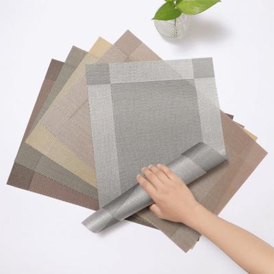 Tkané vinylové prostírání, tepelně odolné PVC prostírání, protiskluzové, omyvatelné, chrání stůl před popáleninami, skvrnami a jídelními prostíráními pro domácí restauraci a bar.