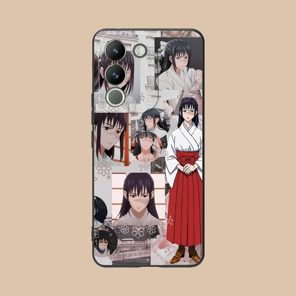 JJK Utahime Iori Matte TPU Mobile Phone Case for VIVO V60 V50 V40 V30 V29 V27 V25 V23 Pro Lite 5G Colorful Printing Cover