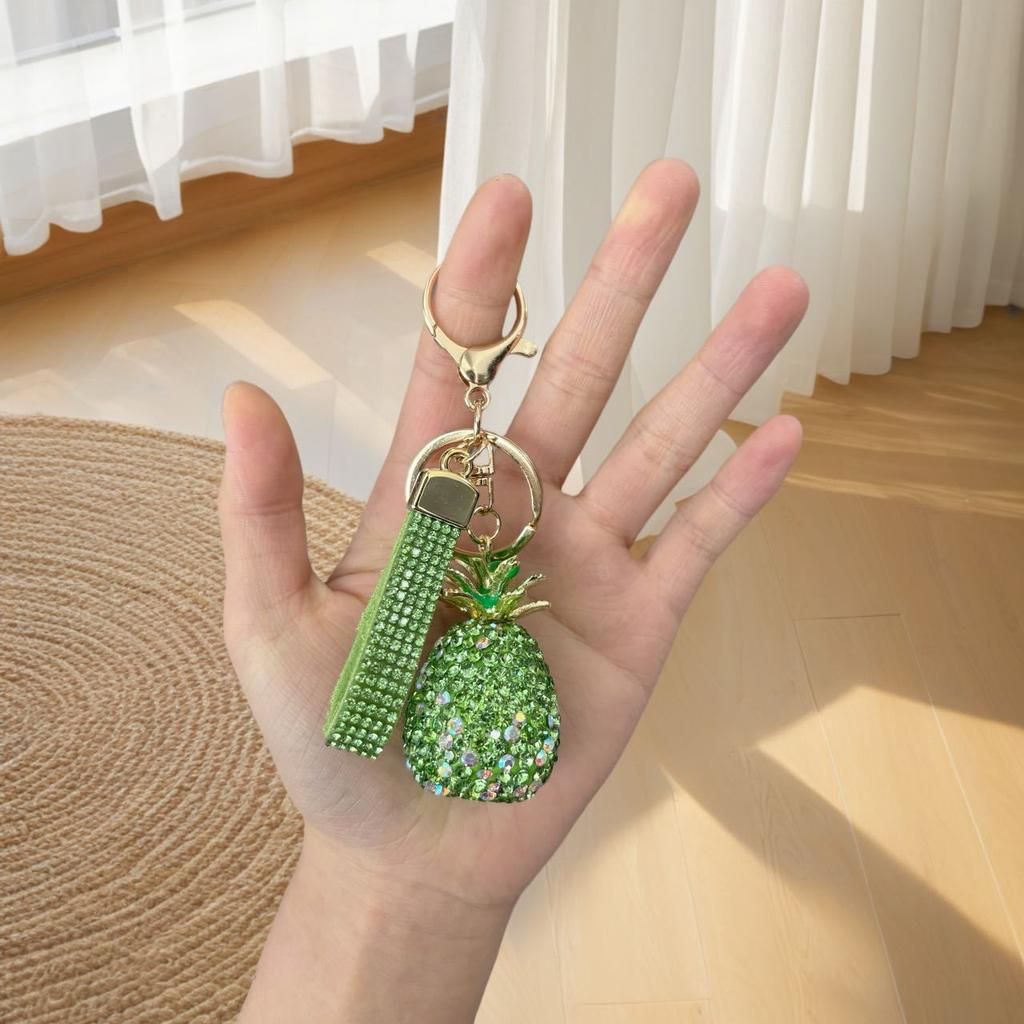 New Keychain Cute Pineapple Jewelry Key Ring Pendant Bag Key Ring Accessories