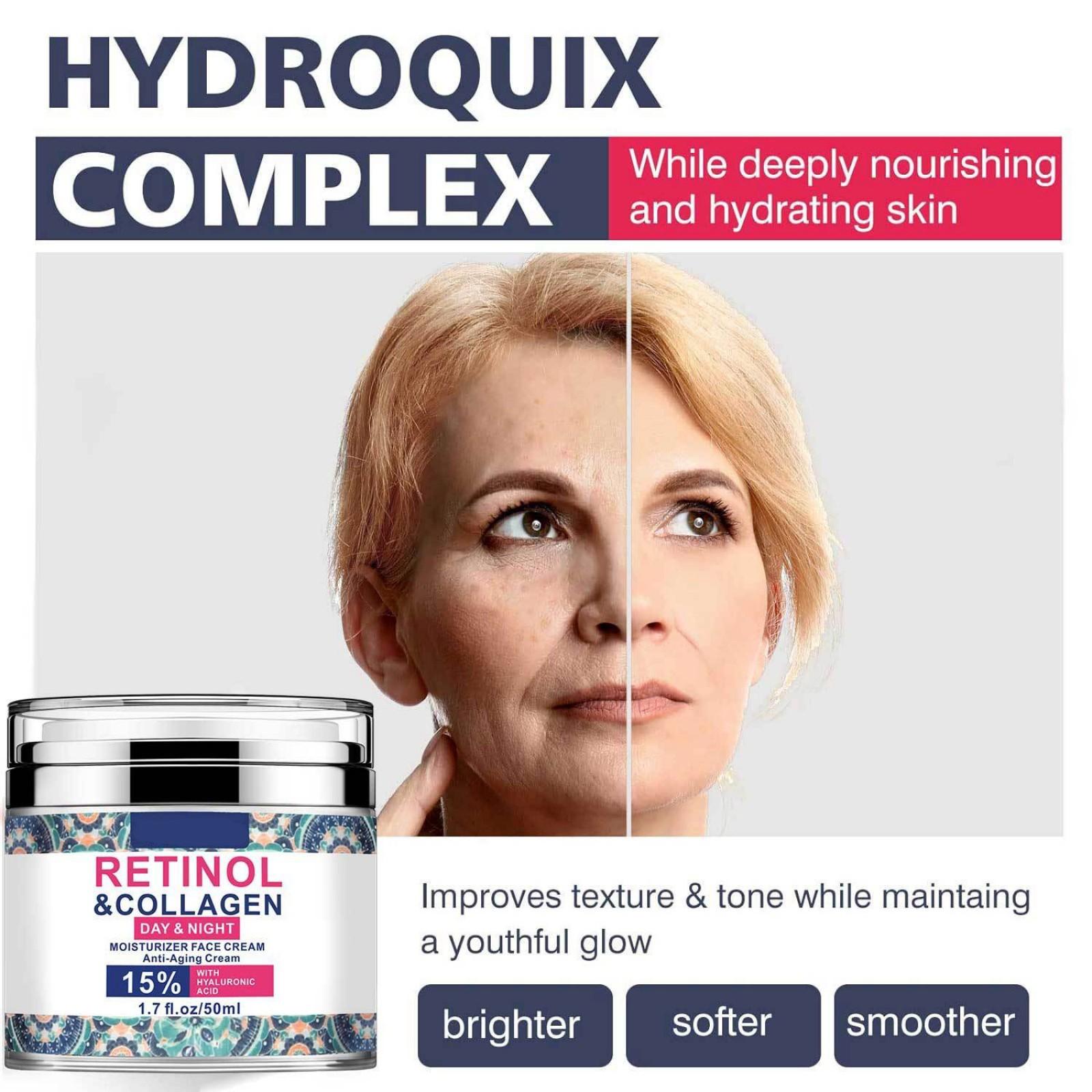 

Крем с ретинолом и коллагеном улучшает текстуру и тон кожи, поддерживая ее молодое сияние, для более яркой, мягкой и гладкой кожи. One Size