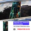 Predator Car Stickers Car B-pillar Decal Waterproof Stickers Auto Center Pillar Sticker Cover Scratches Vehicle Decor Accessorie