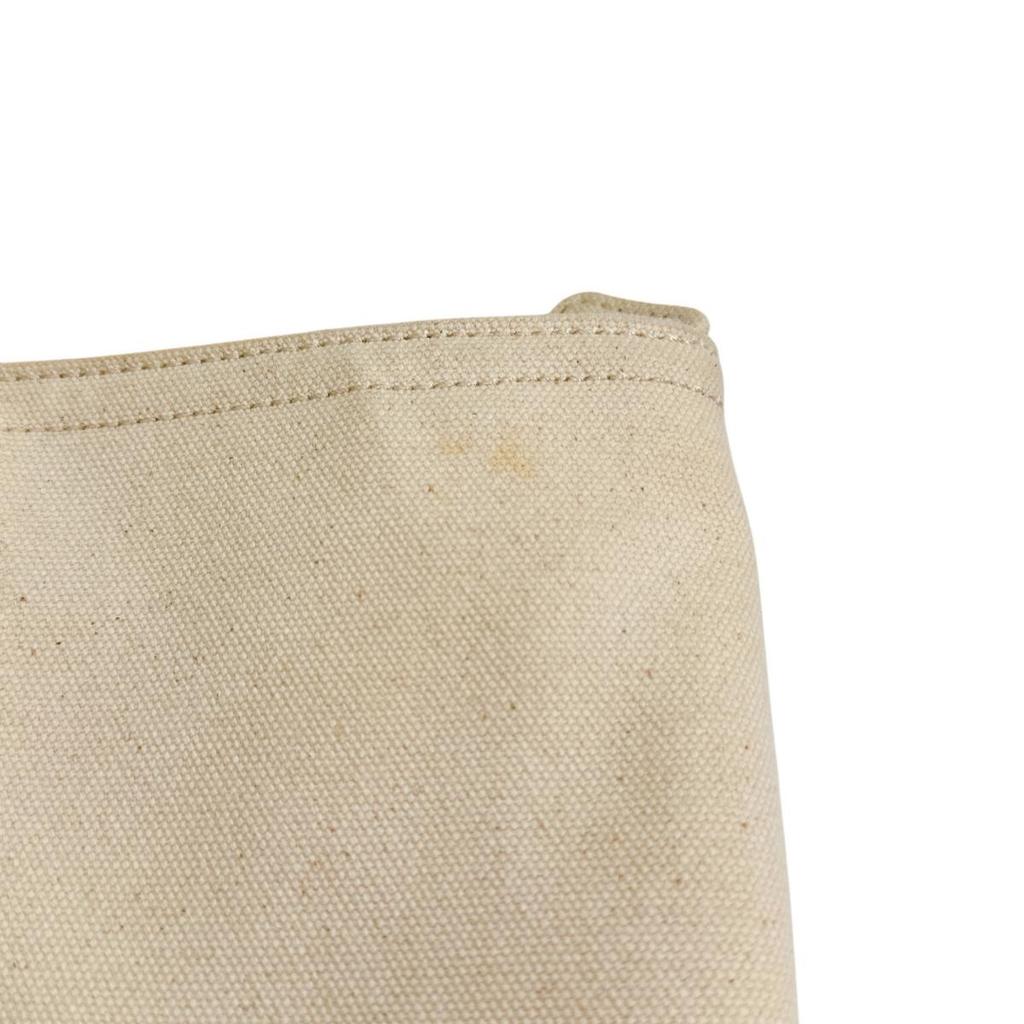 Kate Spade Big logo Handbag canvas beige Women PXRU6572 108 Used