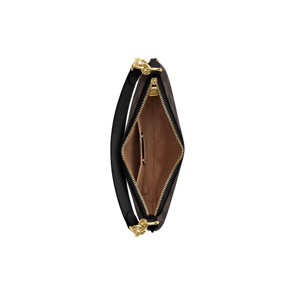 Coach CM273 Women Mini Payton Shoulder Bag Signature Canvas IMAA8