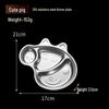 304 Stainless Steel Kids Cartoon Dinner Plate