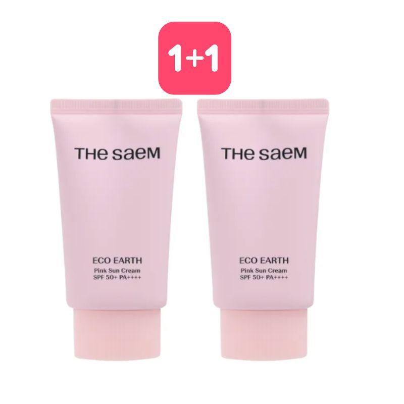 The Saem - Eco Earth Pink Sun Cream (50ml*2ea)