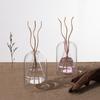 Transparent Double-layer Glass Vase Scented Bottle Candlestick Incense Base  Terrarium Flower Vase Home Decoration Accessories