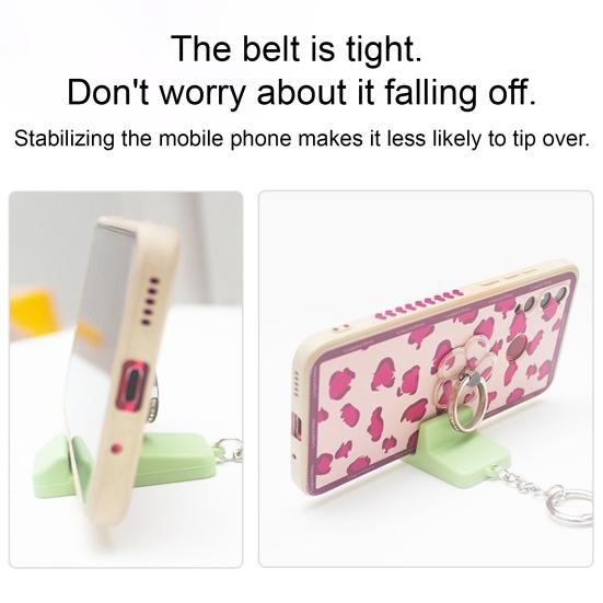 Holder Keychain Pendant Portable Plastic Phone Stand Mini Desk Cellphone