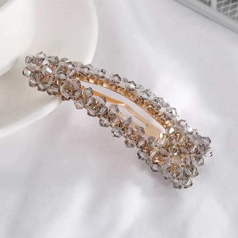 Kristall handgefertigte Haarschmuck elegante Haarnadeln Haarklammern Strass Haarspangen Haarspangen für Frauen Mädchen Haarschmuck