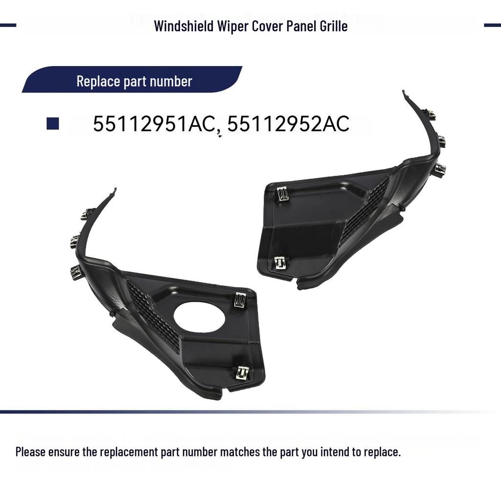 Grand Cherokee Wiper Deflector (2016-2022) Models 55112951A, 55112952AC