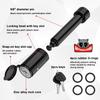 Trailer Hitch Lock - 5/8" Dia Locking Receiver Pin, Fits 2" Receiver Tubes, Class III & IV Hitch Receivers, Anti-Theft Trailer Receiver Lock