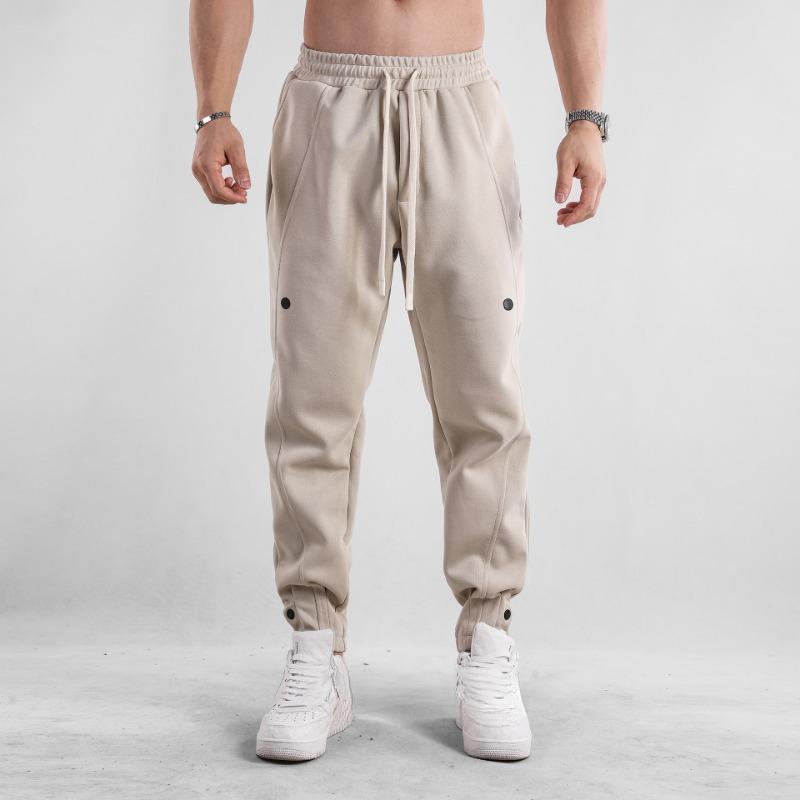 

Мужские брюки в полоску с завязками на шнурке M светло-синий