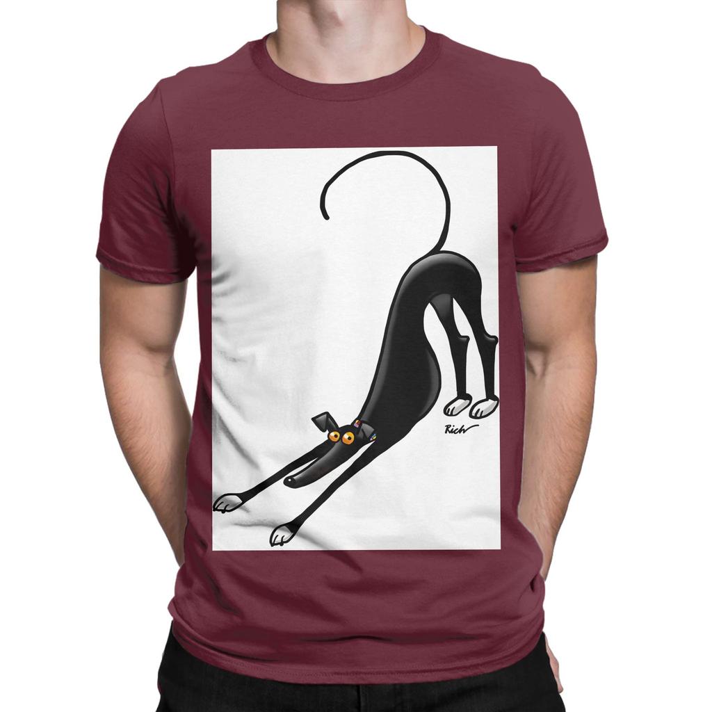 Bowdown Hound Funny 100 Cotton TShirt whippet Tops Tees For Unisex