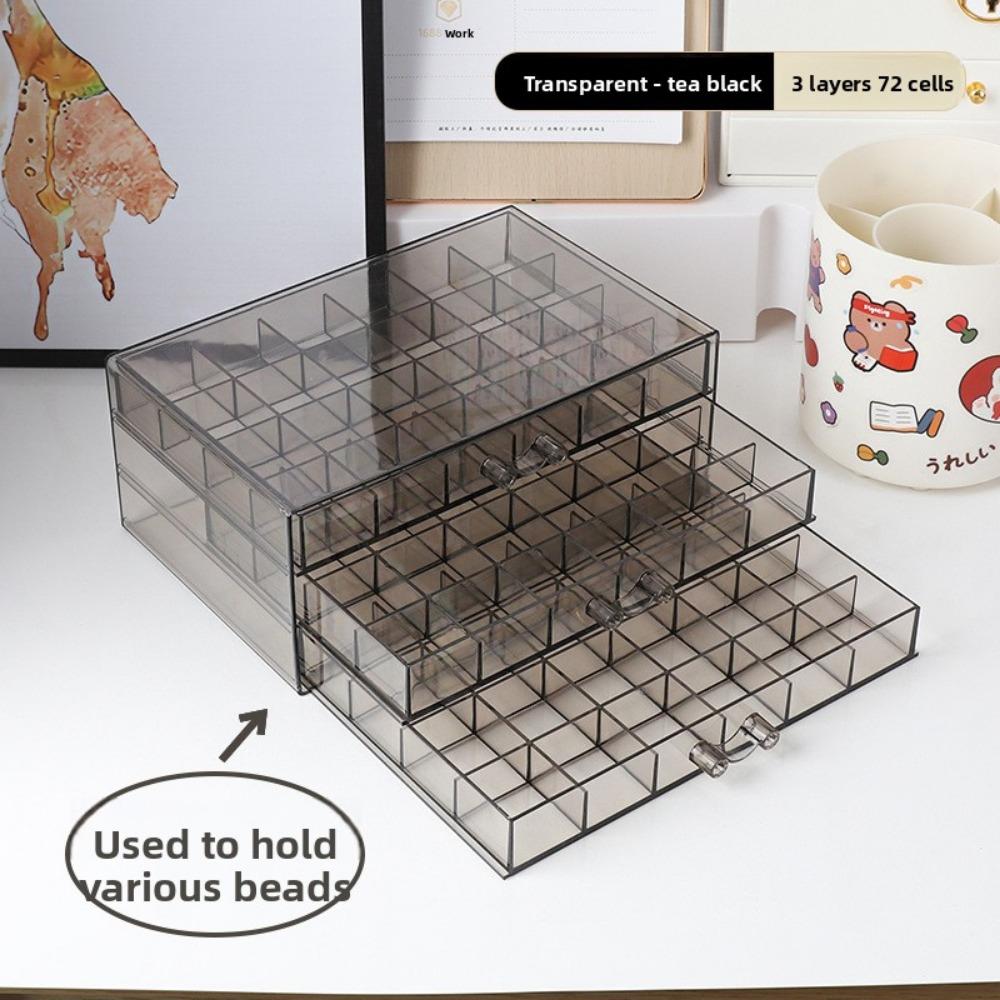Jewelry Storage Box Large Capacity Household Finishing Box Earrings Necklace Portable Storage Box