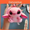 Entzückender Stitch Plüsch Schlüsselanhänger Mini Spielzeug Perfektes Geschenk Niedliche Blaue Rosa Puppe