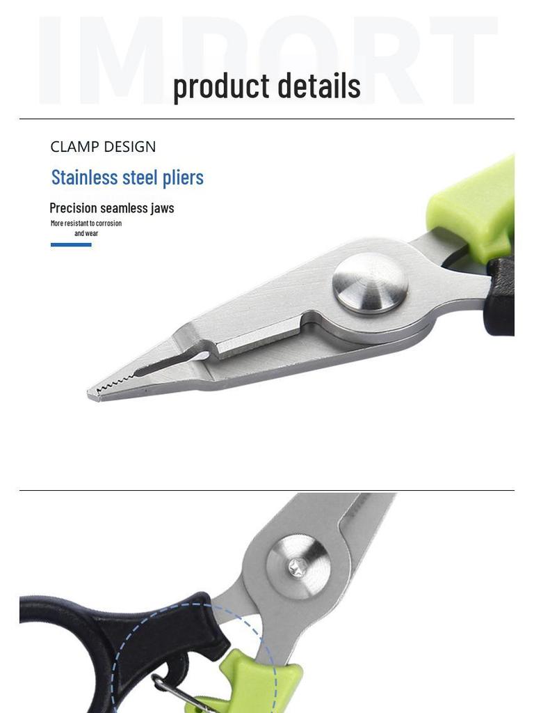 Multi-functional Fishing Scissors: Mini Portable Lure Pliers and Cutter Set