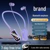 Bluetooth Sports Earphones with Digital Display, Neckband, Long Battery Life, Noise Reduction, Card Slot, and Superior Sound
