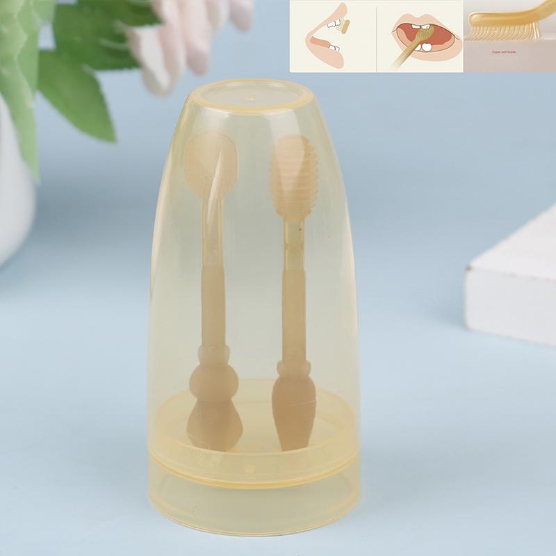Silicone Infant Breast Toothbrush 0-1.5 Years Old Newborn Baby Tongue Oral Clean