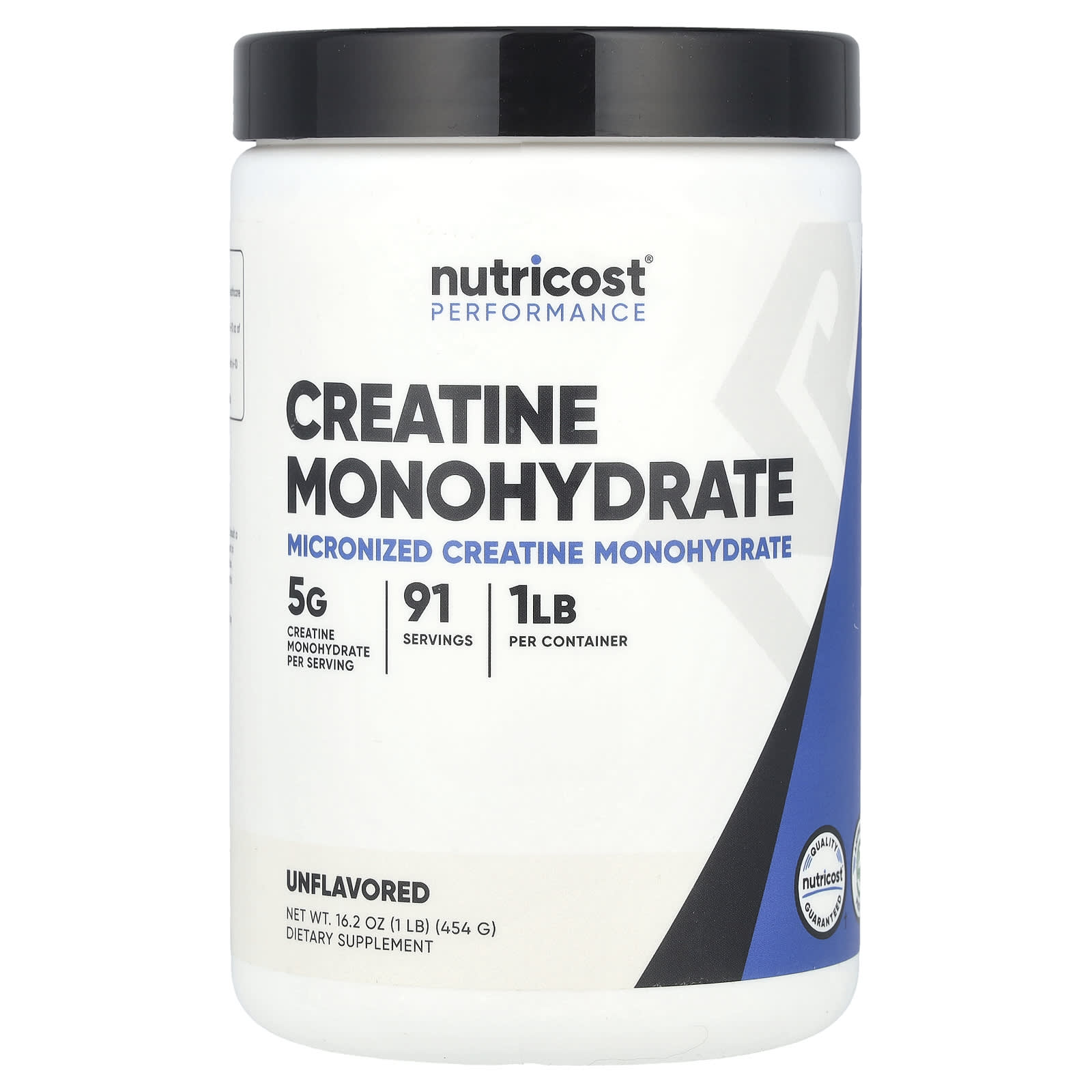 

Nutricost, Спортивні результати, Креатин моногідрат, Без смаку, 16.2 унції (454 г)