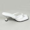 Fashion Big Size 43 Ladies Heels Slippers Pumps Shoes Female Casual Footwear Fashion Shallow Women Heeled Sandals Slides Flip Flops