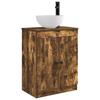 Bathroom Vanity with Sink Smoked Oak
