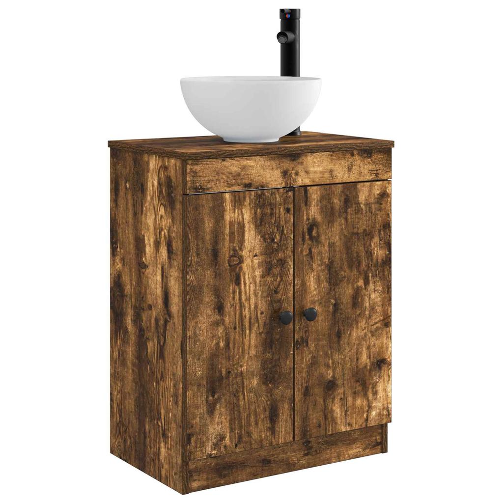 Bathroom Vanity with Sink Smoked Oak