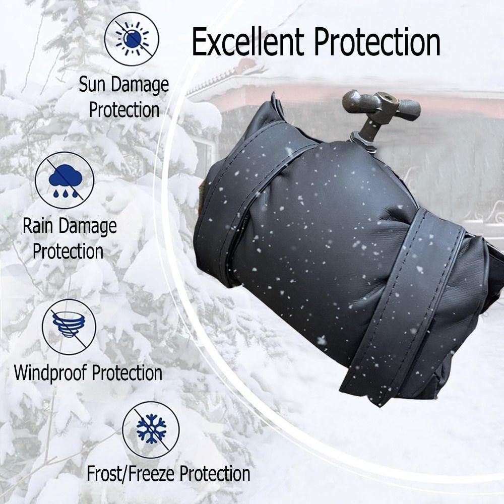 Waterproof Water Tap Cover Easy Installation Insulated Faucet Protector  Yard