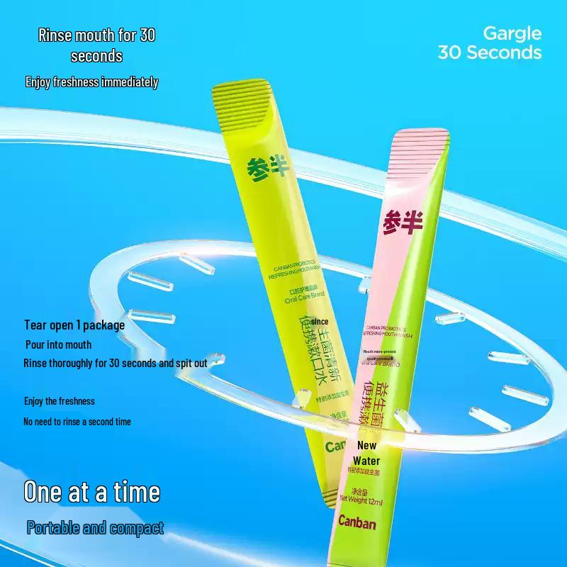 Canban Zeolite Teeth Cleaning Toothpaste & Mouthwash Set