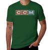 CCM logo Vintage verweerd T-shirt aangepaste katoenen grafische T-shirts Valentijns boetiek kleding heren vintage T-shirts