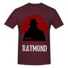 Unisex The Blacklist Raymond Red Reddington Retro T-Shirt Vintage Oversized Rundhals Baumwolle Individuell Ärmel T-Shirt