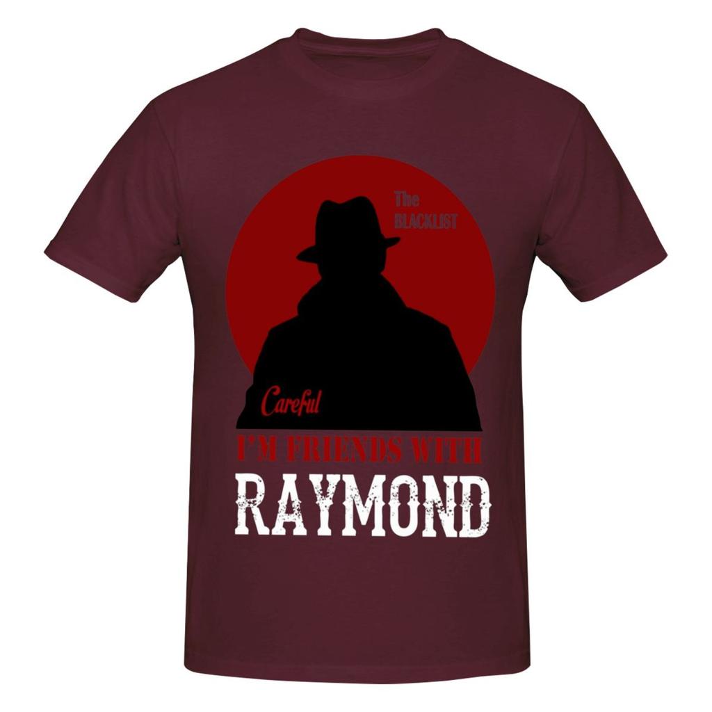 Unisex The Blacklist Raymond Red Reddington Retro T-Shirt Vintage Oversized Rundhals Baumwolle Individuell Ärmel T-Shirt