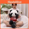 Panda China Delightful Plush Animal Pillow Doll Short Plush Fabric Gift Perfect