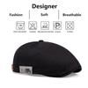 New Men's Vintage Linen Fashion Hip Hop Solid Beret Side Label 1973 Women's Hat Vintage Beanie Crowd Style Sun Beret