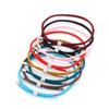 Elegante Braccialetto in Corda Sottile Grado A 3mm Uomo Donna Acciaio Inossidabile Inossidabile Charms Filo Rosso Portafortuna Braccialetto Braccialetto dell'Amicizia Regalo