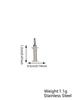 Small Luxury Initial Charm Pendant Set, DIY Letter Necklace Making Supplies, Fashionable Jewelry Parts