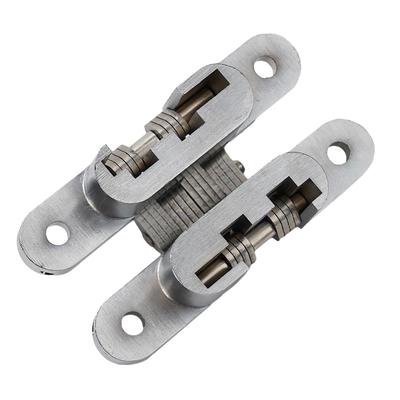 Stainless Steel Invisible Hinge Folding Door Hinge Cross Invisible Hinge Furniture Hardware Accessories Wooden Door Hinge