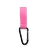 Metal Carabiner Stroller Hook with Nylon Velcro for Mummy Bags