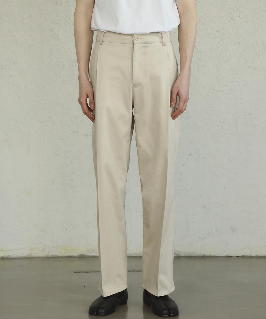 FILLCHIC Side Cut Elastic Chino Pants (Ivory)