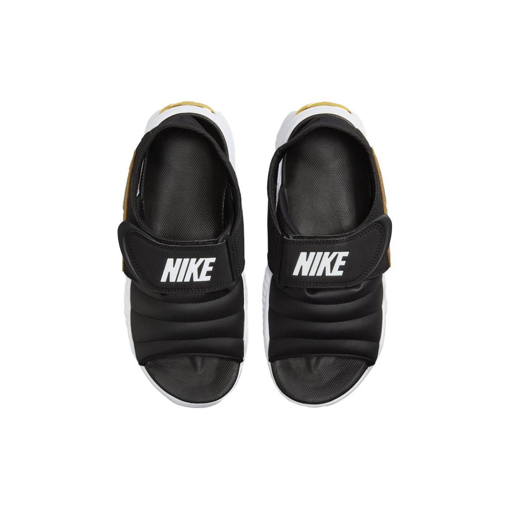 Nové dámské sandály Nike Air Adjust Force Černé Metalické Zlaté DV2136-001