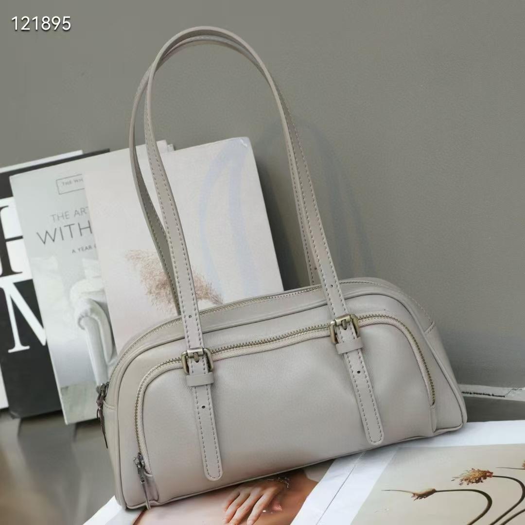 

Genuine Leather Shoulder Bags For Woman Real Cow Leather Handbag Fashi Ladies Cowhide Tote Bag