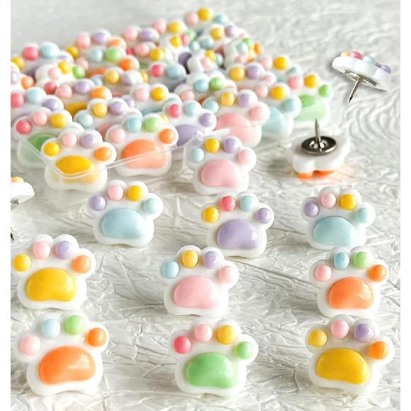30Pcs Push P,Decorative Push Pin,Cute Thumb Tacks Cute Office Decor for Cork Board Bulletin Board,Desk Accessories Aesthetic,Classroom Decor,Business