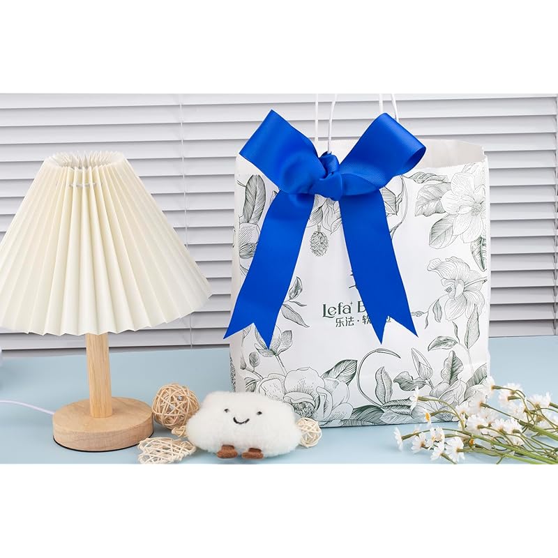 [Tekdeere]Width 75mm Solid Cobalt Grosgrain Ribbon, Perfect for Gift Wrapping, Sewing, Hair Accessories, Wedding Decorations - 22 Meters/roll