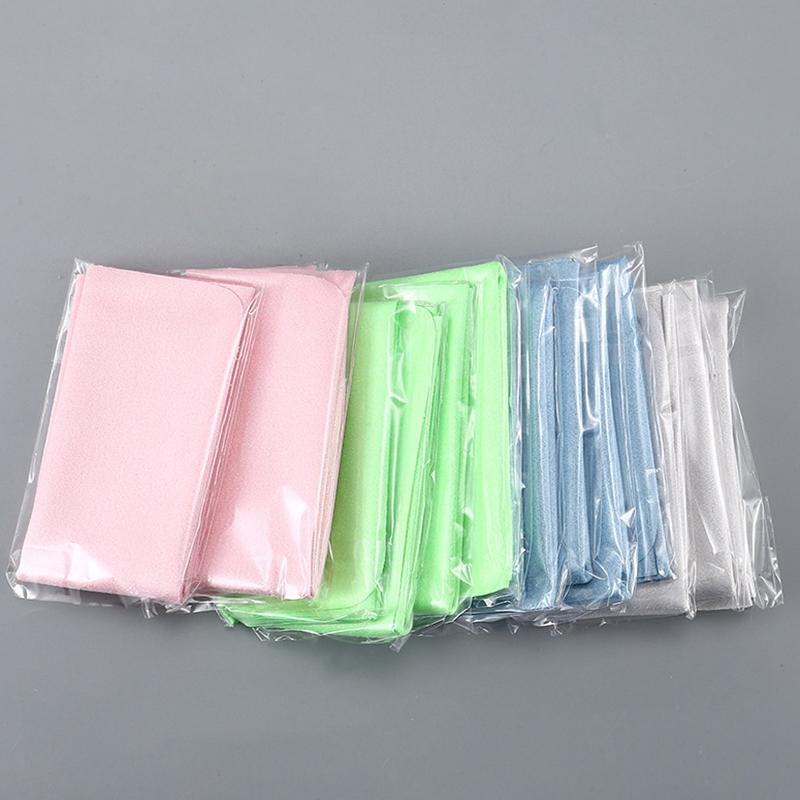 20pcs 15X18cm Individually Packaging LChamois Glasses Cleaner Lens  Cleaning Cloth Microfiber Sunglasses Eyeglasses Wipes