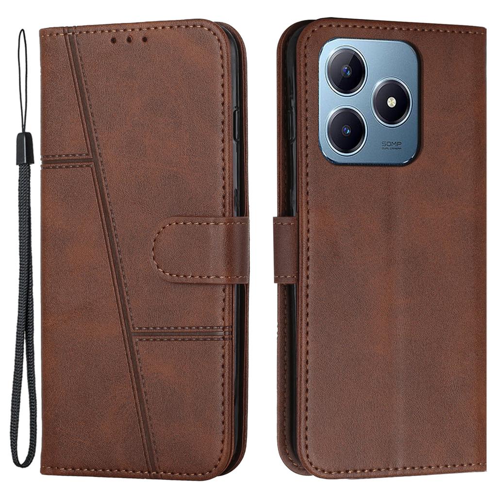 For Realme Note 60x 4G/C63 4G/C61 4G/Note 60 Case Wallet PU Leather Phone Stand Cover