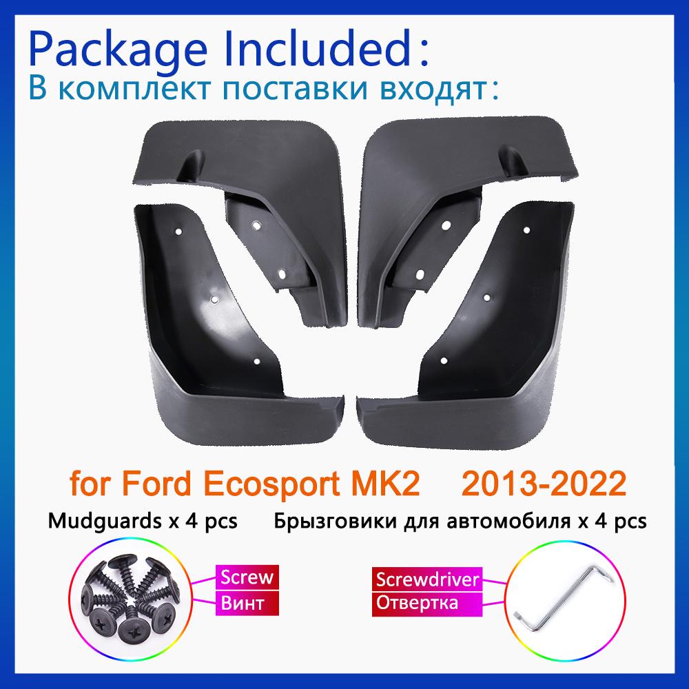 4x für Ford Ecosport 2 MK2 2013 ~ 2022 Schmutzfänger Spritzschutz Flap Kotflügel Kotflügel vorne Rean Wheels Auto Styling