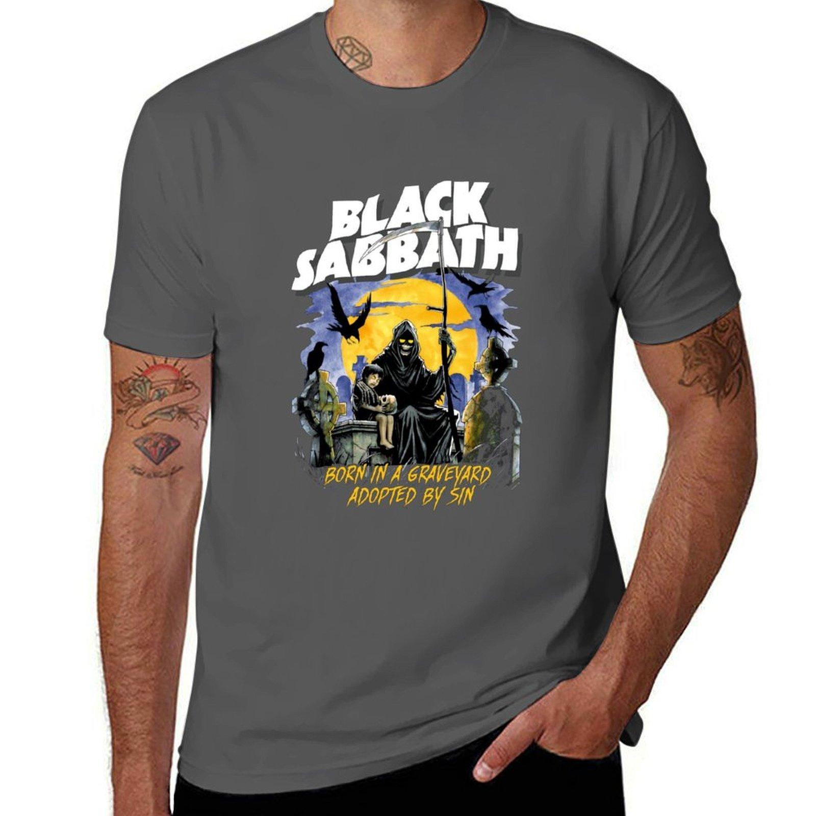

black-sabbath s T-Shirt t shirts for man cotton soft cotton t shirts high quality T-Shirt 4XL