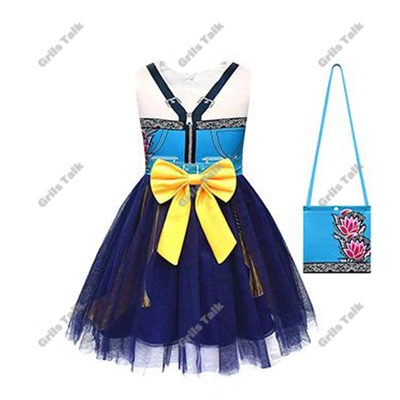 Fashion Pop Girls Dress Summer Children's Cosplay Costume Demon Masquerade Halloween Party Set Carnival Costumes 3-10 Years
