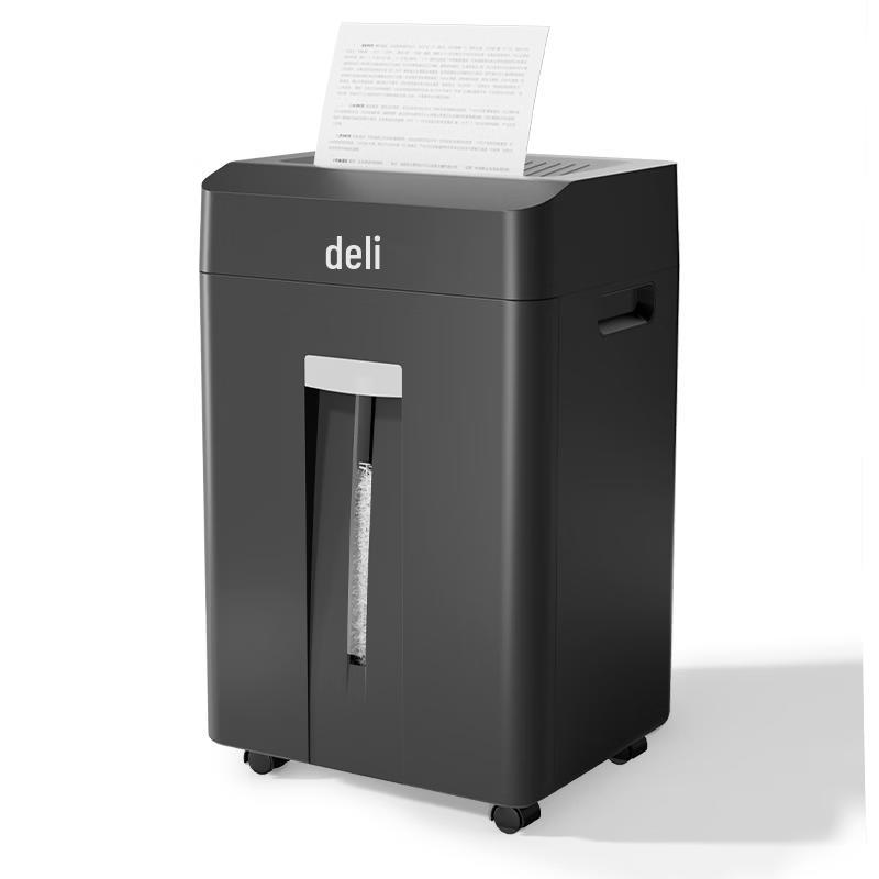 Deli High-Security Micro-Cut Paper Shredder CN Plug (adapter Included)